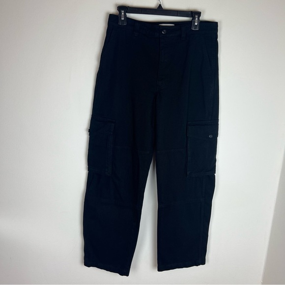 Aritzia TNA Cargo Supply Pants Black Size 10 B9 - Picture 3 of 9